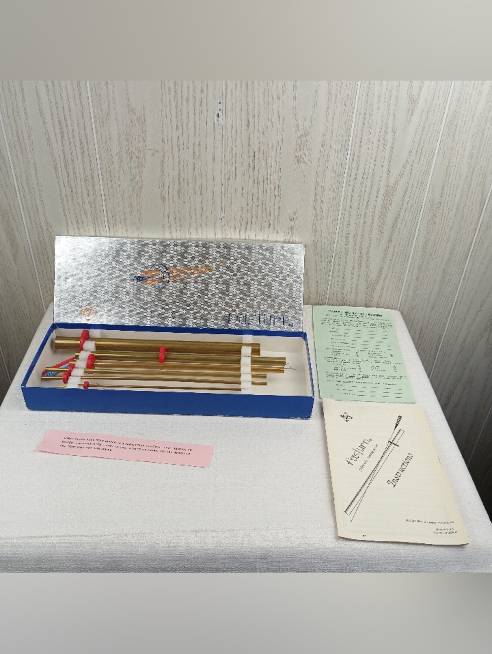 VTG FASTURN 6 Tube 3 Hook Fabric Tube Turning System in Box W/ Instruction Book.